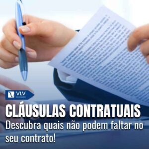 Cláusulas contratuais.