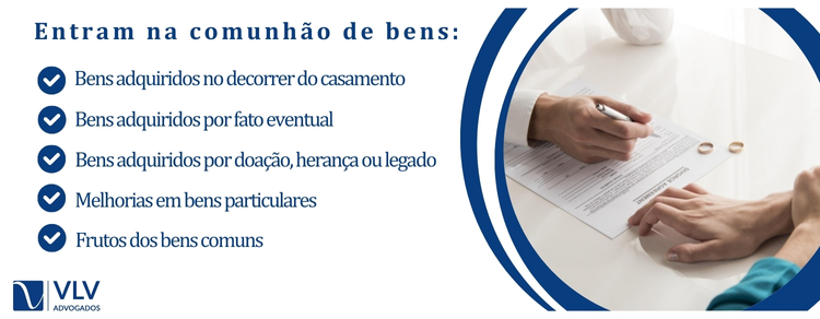 o que entra na comunhão de bens