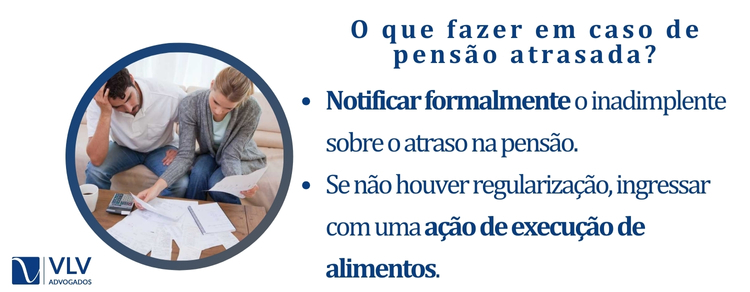 O que fazer em caso de pensão atrasada