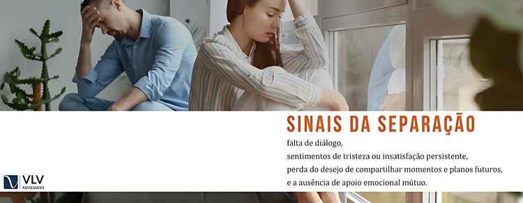 lista de sinais de quem quer se separar