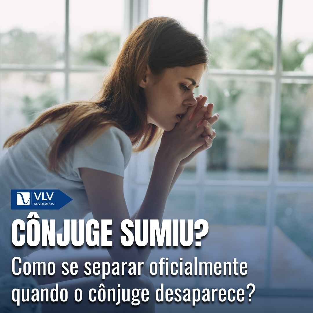 imagem representando mulher preocupada porque conjugue sumiu
