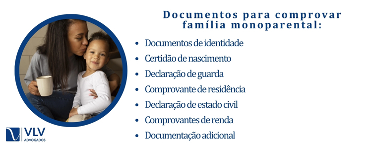 Documentos para comprovar família monoparental