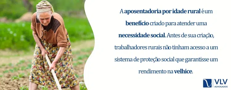 Como surgiu a aposentadoria por idade rural?