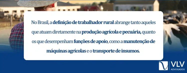 Quem é considerado trabalhador rural?