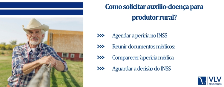 Como solicitar auxílio-doença para produtor rural?