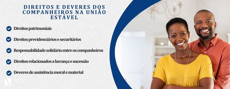 Quais os direitos e deveres dos companheiros na união estável?