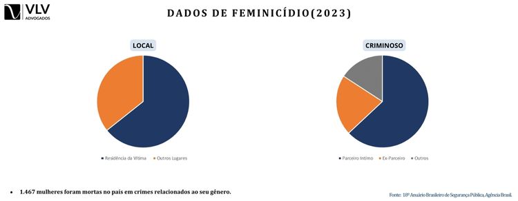 Dados de feminicídio em 2023