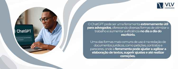 Imagem explicativa sobre como advogado pode usar o ChatGPT.