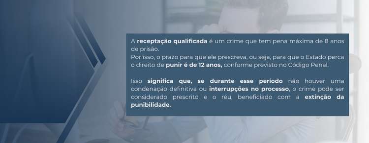 quantos anos prescreve o crime de receptação qualificada. 