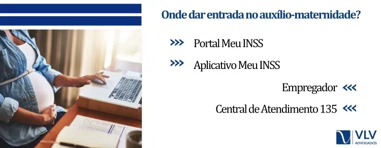 Onde dar entrada no auxílio-maternidade?