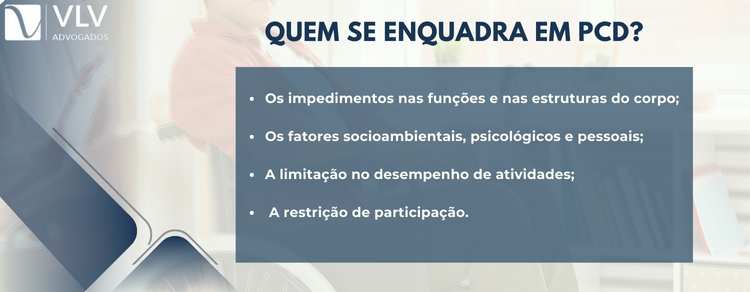 Quem se enquadra em PCD?