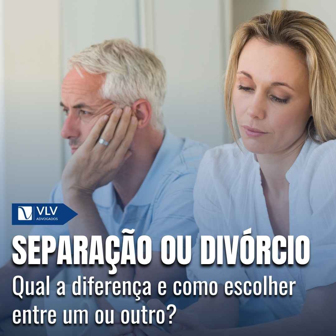 diferença entre separação e divórcio