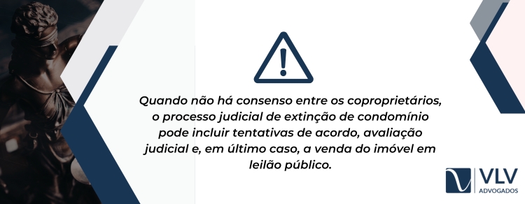 extinção de condomínio processo juducial