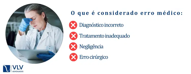 O que é considerado erro médico