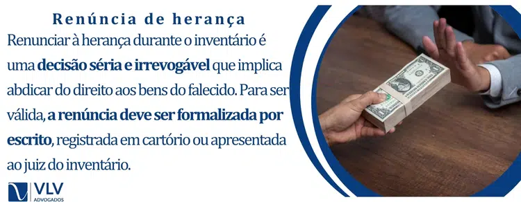 Renúncia de herança