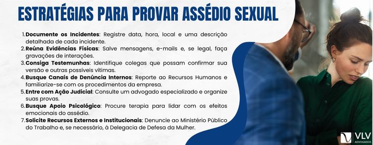 Como reunir provas para denunciar assédio sexual?