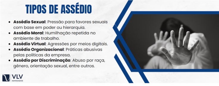 Quais os tipos de Assédio?