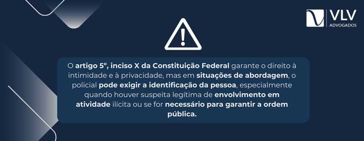 imagem explicativa sobre abordagem policial. 