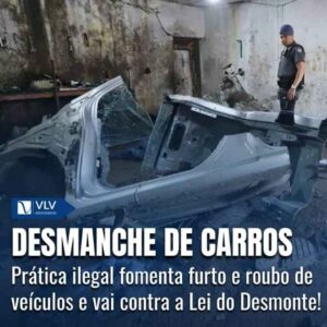 Desmanche de carros: o que diz a lei do desmonte?