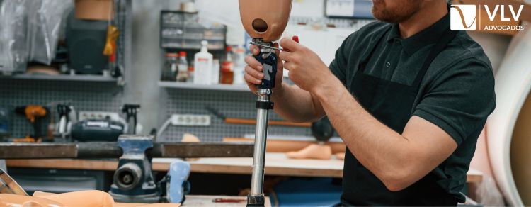 imagem representando direito ao fornecimento de próteses