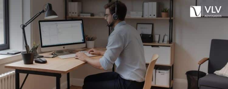 Home office: quais são os direitos trabalhistas? 1 imagem representando home office.