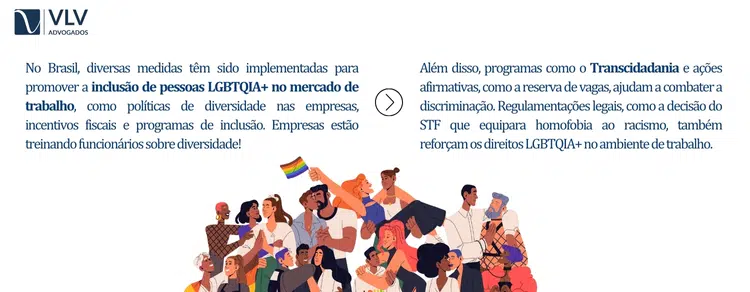 Que medidas estão em vigor para garantir a inclusão de pessoas LGBTQIA+ no mercado de trabalho?