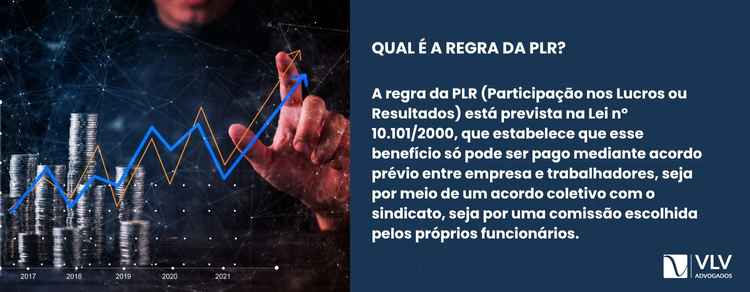 imagem explicativa sobre qual é a regra da PLR.