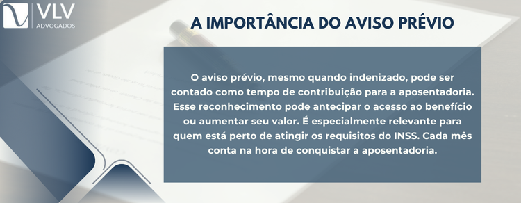 imagem explicativa - importância do aviso prévio