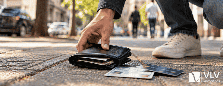 Encontrando documentos ou itens na rua