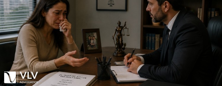Meu marido me expulsou de casa, e agora? O que fazer? 3 mulher conversando com advogado após ser expulsa de casa pelo marido