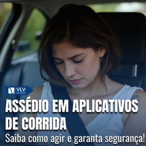 Assédio em aplicativos de corrida: mulher triste no banco de trás do carro