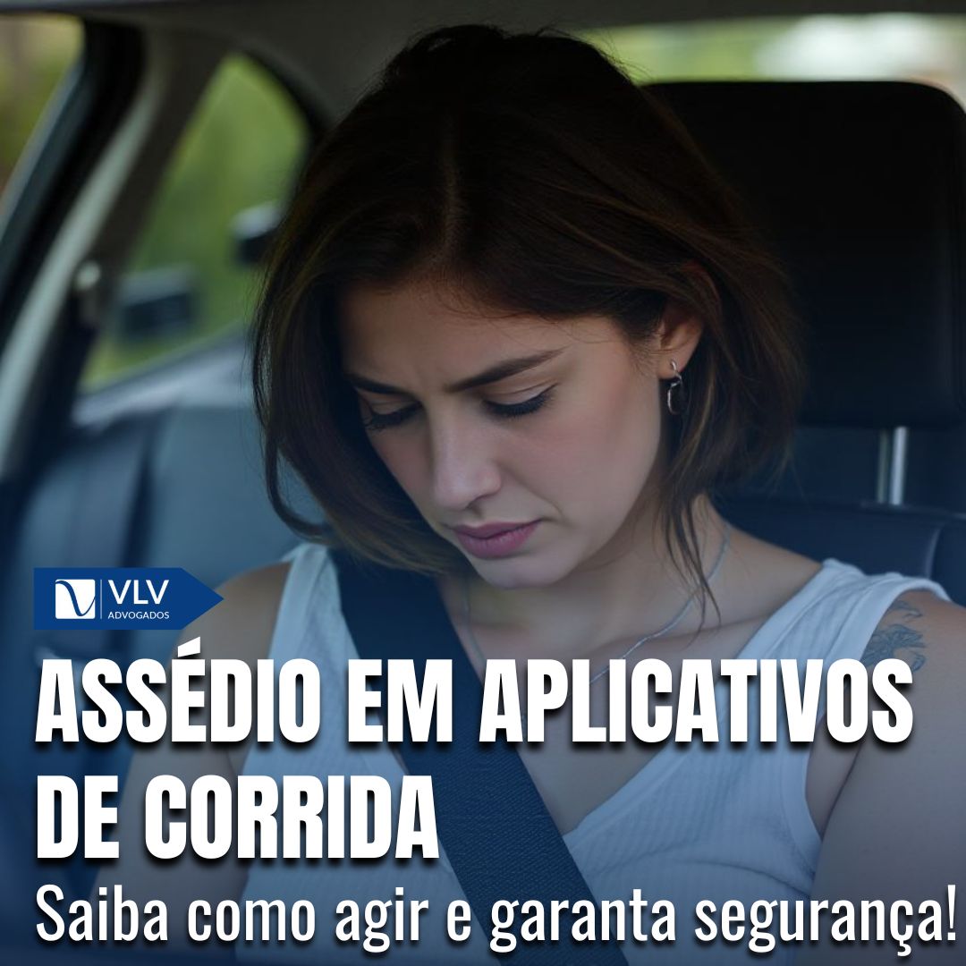 Assédio em aplicativos de corrida: mulher triste no banco de trás do carro