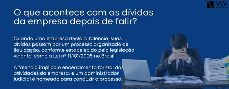 O que acontece com as dívidas da empresa depois de falir?