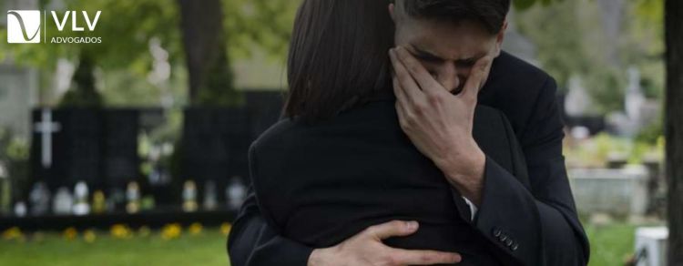 imagem representando falecimento de parente no exterior. 