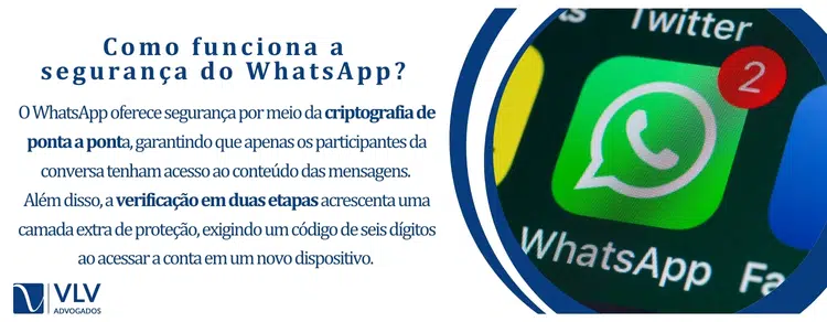 como funciona segurança WhatsApp