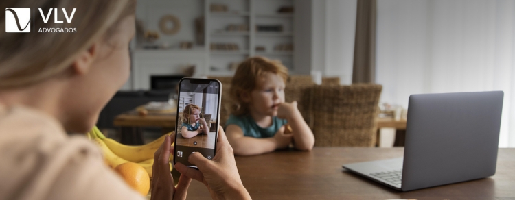 Sharenting: imagens de crianças nas redes sociais! 1 imagem representando imagens de crianças nas redes sociais