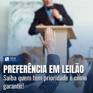 Direito de preferência em leilão.