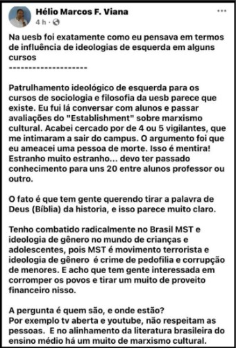 Ameaças e ódio: O ataque extremista que abalou a UESB! 3 O Contexto dos Acontecimentos