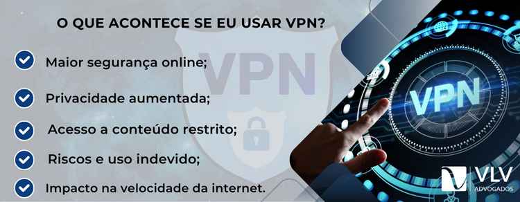 imagem explicativa sobre o que acontece se eu usar VPN.