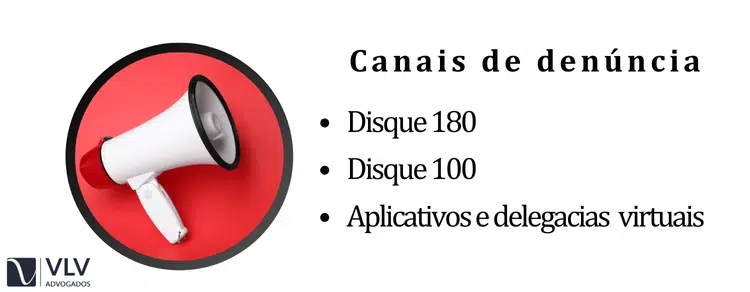 Canais de denúncia de estupro