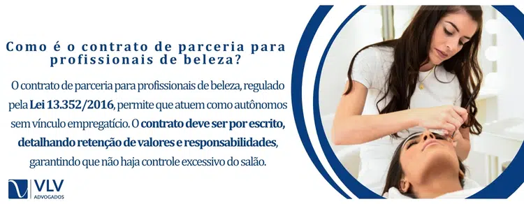 Como funciona o contrato de parceria para profissionais de beleza