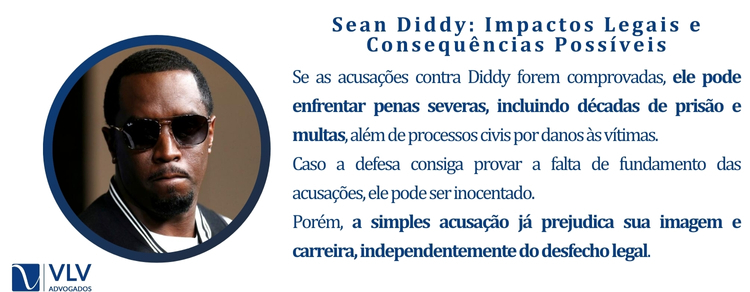 Sean Diddy Combs: Rapper é Acusado De Tráfico Sexual 3 Impactos Legais e Consequências Possíveis