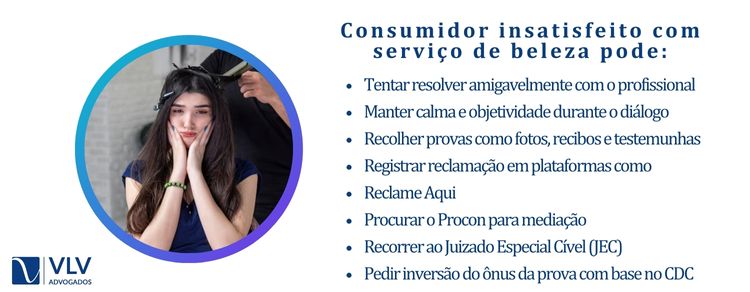 o que o cliente de profissionais de beleza pode fazer