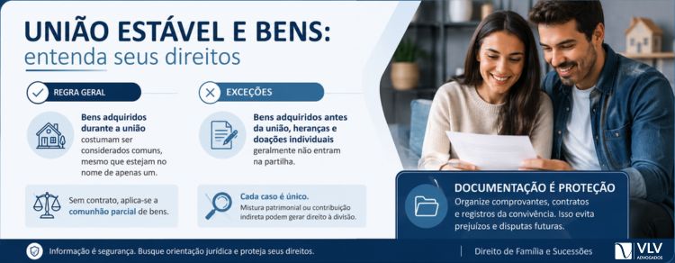 uniao estavel direitos sobre os bens e partilha patrimonial