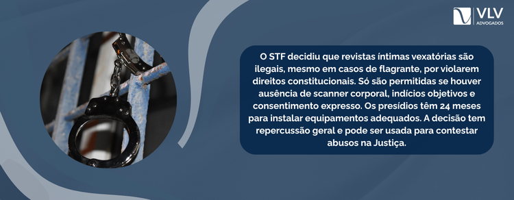 imagem explicativa - decisões do STF sobre visitas íntimas