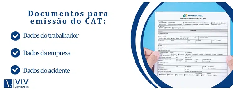 Documentos para emissão do CAT