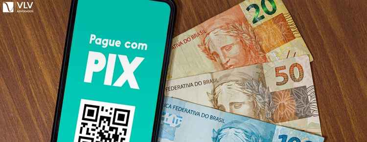 Imagem representando golpe do pix. 