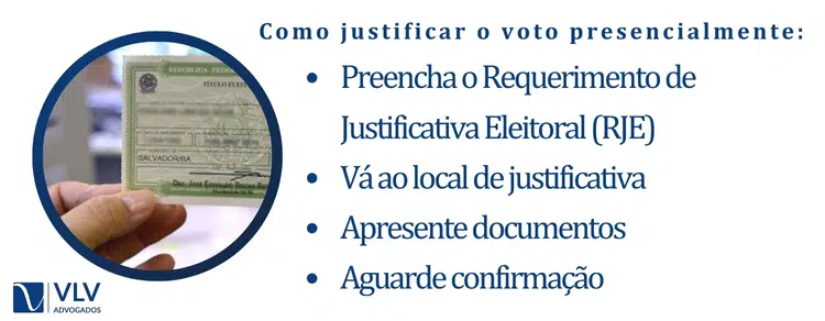 Justificar voto presencialmente