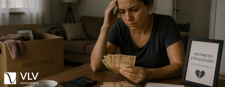 Me separei e não tenho como me sustentar, e agora? 1 mulher separada preocupada em como vai se sustentar