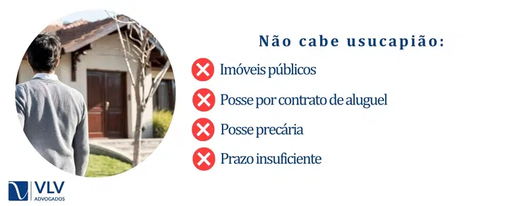 Quando não cabe usucapião?